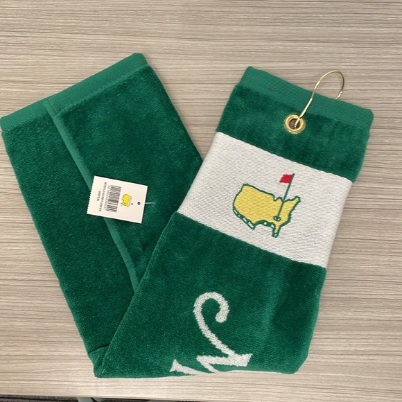 Masters Accessories 224 Masters Golf Towel Trifold Green New In Hand Poshmark